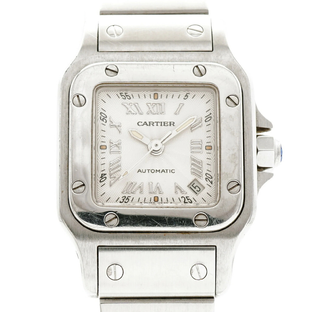 Cartier Santos Galbee SM W20044D6 Silver Dial Women's Watch